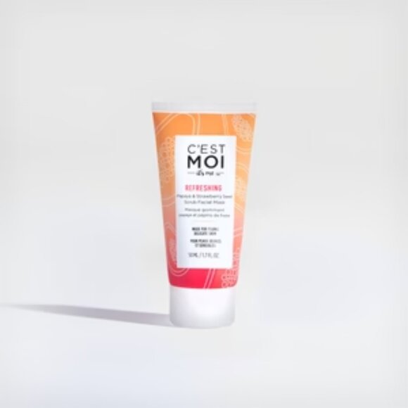 C'est Moi Refreshing Papaya & Strawberry Seed Facial Mask - Picture 2 of 5